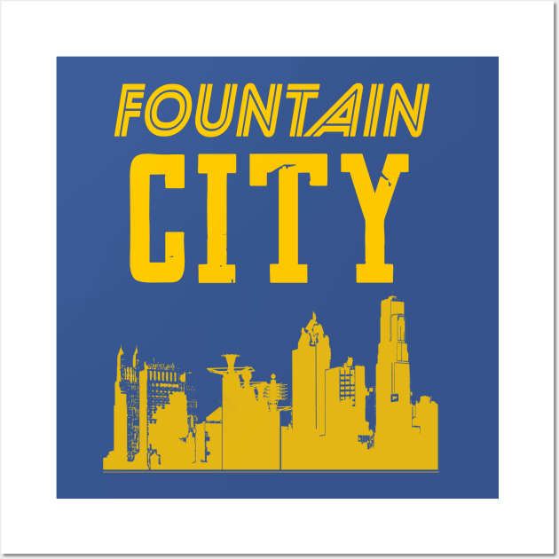 Fountain City - Kansas City Wall Art by KC1985